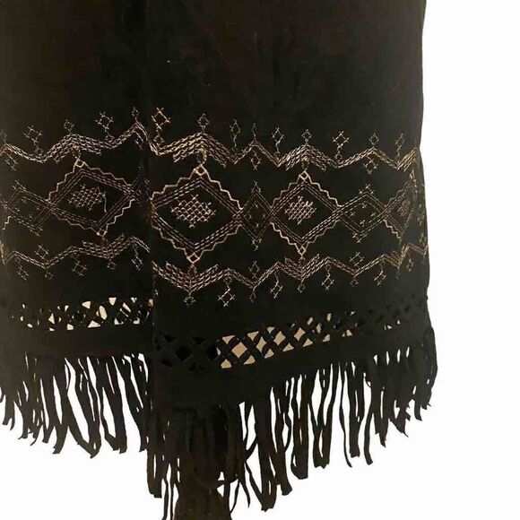 Addie Sleeveless Dress with Fringe Hemline - Picture 6 of 11